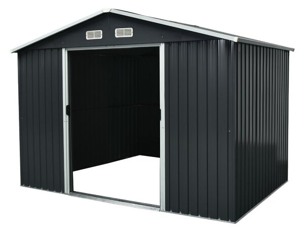 Záhradný domček BestBerg ZDB-7A / 7,2 m² / 301 x 238 x 214 cm / šedá