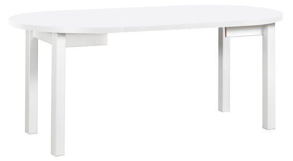 Rozkladací jedálenský stôl Poli 4 100-180x100 - biela