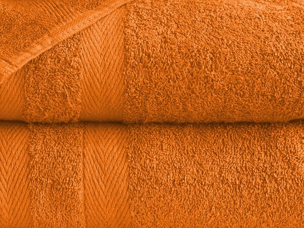 XPOSE® Froté uterák DEVON - oranžový 50x90 cm