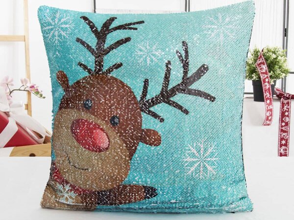 XPOSE® Magická obliečka na vankúš SANTA 2 40x40 cm