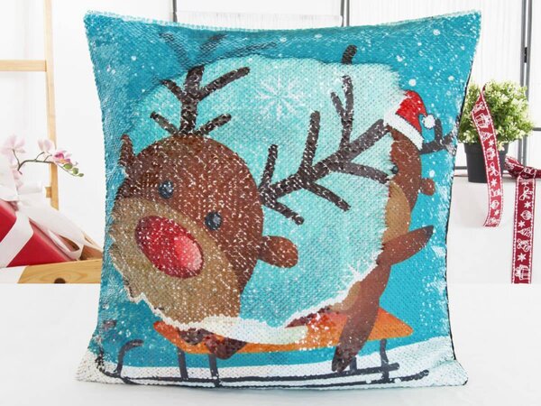 XPOSE® Magická obliečka na vankúš SANTA 2 40x40 cm