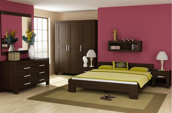 Moderná posteľ L 6 - (100 x 200) - Možnosť výberu farby