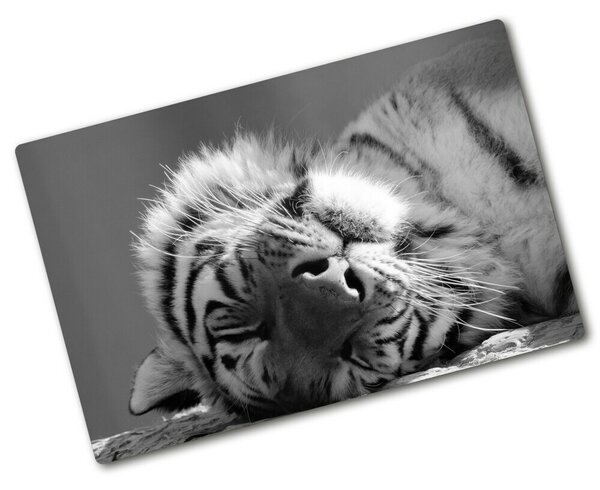 Kuchynská doska zo skla Spací tiger