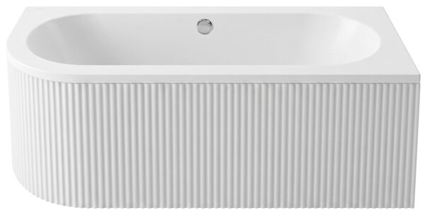 Rea Orion Stripe, akrylová rohová vaňa 170x75 cm, pravá, biela lesklá, REA-W0076