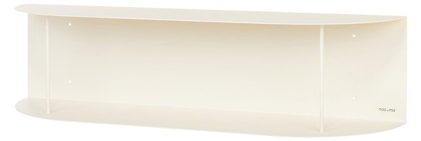 Béžová-104 Bežová dlhá polica Lina 80 × 20 × 20 cm NOO.MA