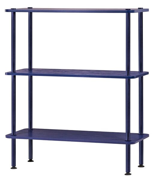 Modrá-104 skriňa Teidi – 3 patrová 80 × 35 × 91 cm NOO.MA