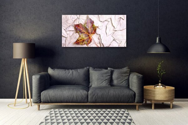 Obraz na skle Listy rastlina 100x50 cm 2 Prívesky