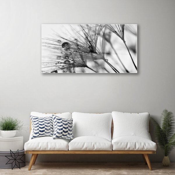 Obraz na skle Abstrakcie rastlina 100x50 cm 2 Prívesky