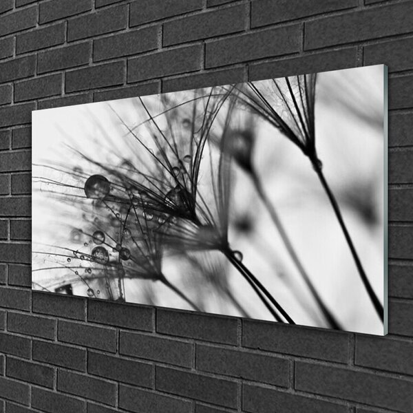 Obraz na skle Abstrakcie rastlina 100x50 cm 2 Prívesky