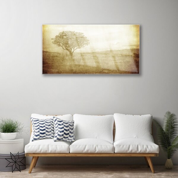 Obraz na skle Strom príroda 100x50 cm 2 Prívesky