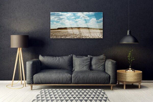 Obraz na skle Púšť krajina 100x50 cm 2 Prívesky