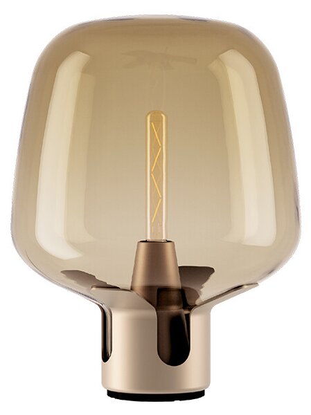 Lodes - Flar Stolová Lampa Medium Golden/Honey - Lampemesteren