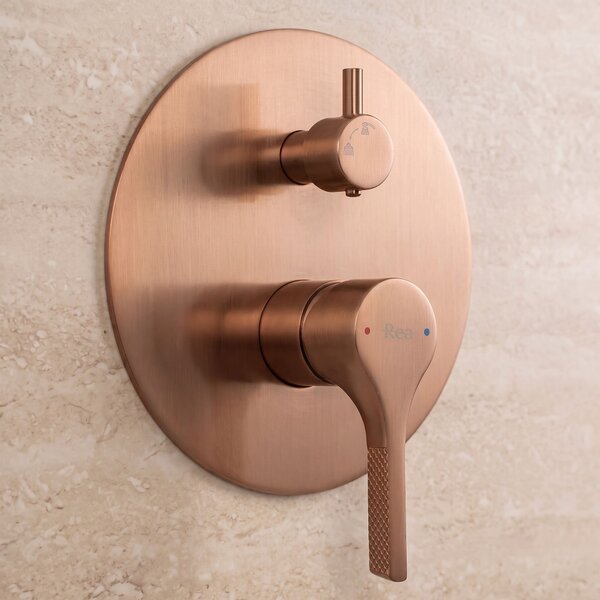 Podomietková sprchová súprava Rea Maxim Brush Copper + BOX