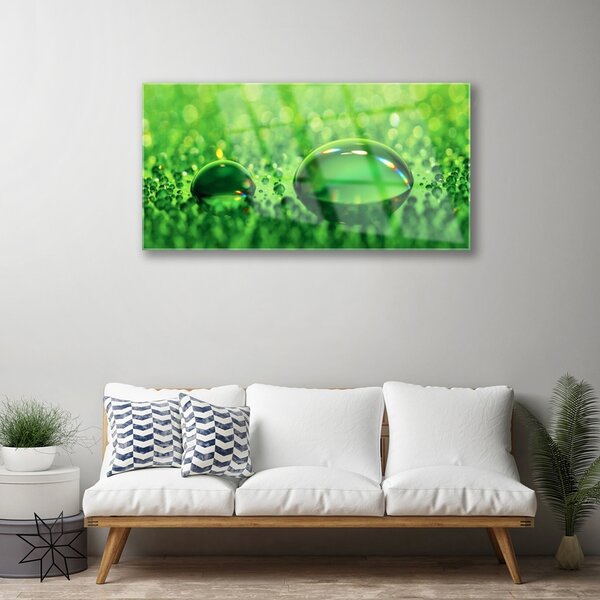 Obraz na skle Vodopád príroda 100x50 cm 2 Prívesky