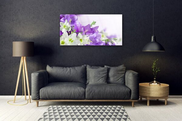 Obraz na skle Kvety rastlina 100x50 cm 2 Prívesky