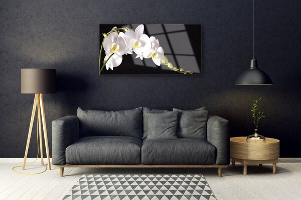 Obraz na skle Kvety rastlina 100x50 cm 2 Prívesky