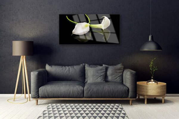 Obraz na skle Kvety rastlina 100x50 cm 2 Prívesky