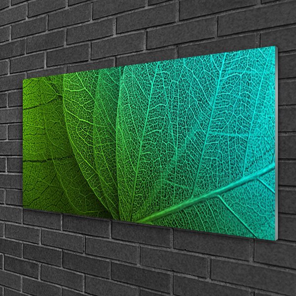 Obraz na skle Abstrakcie listy rastlina 100x50 cm 2 Prívesky