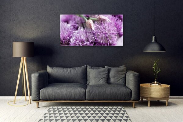 Obraz na skle Kvety rastlina 100x50 cm 2 Prívesky