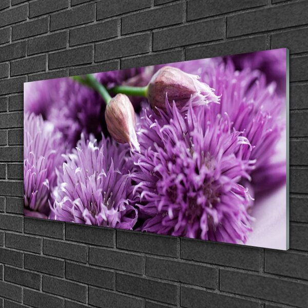 Obraz na skle Kvety rastlina 100x50 cm 2 Prívesky