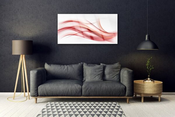 Skleneny obraz Červená abstrakcia umenie 100x50 cm 2 Prívesky