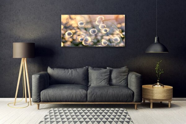 Skleneny obraz Kvety rastlina príroda 100x50 cm 2 Prívesky