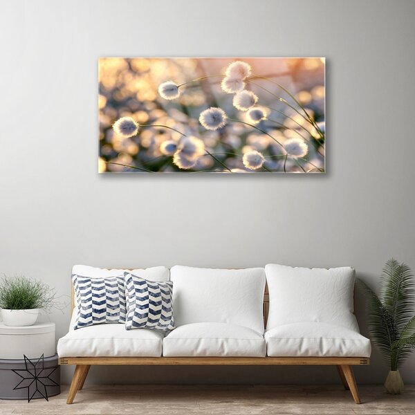 Skleneny obraz Kvety rastlina príroda 100x50 cm 2 Prívesky