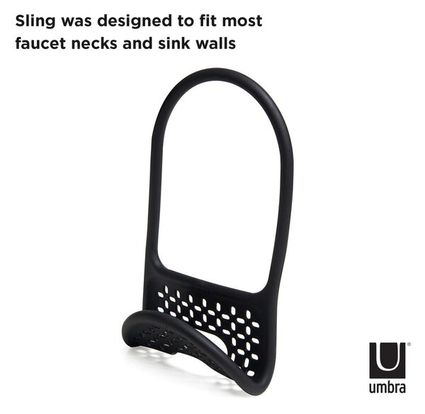 Závesný plastový držiak na hubku Sling – Umbra