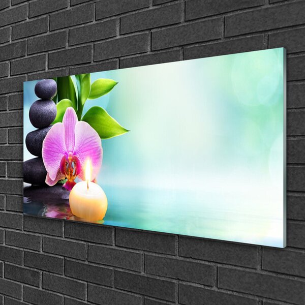 Skleneny obraz Bambus kamene zen umenie 100x50 cm 2 Prívesky