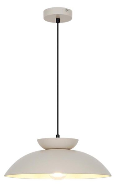 Závesný luster na lanku SUPERB 1xE27/40W/230V béžový