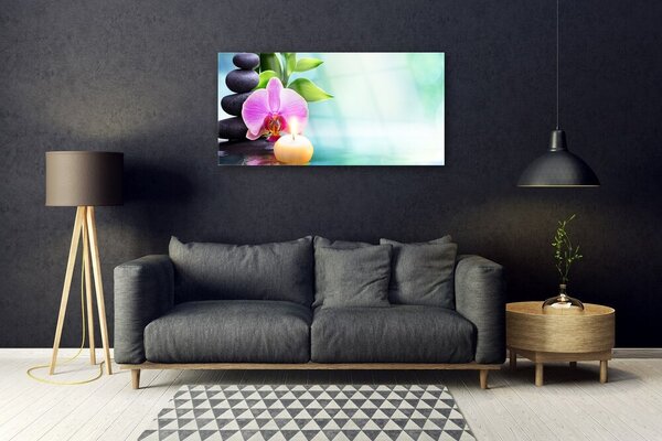 Skleneny obraz Bambus kamene zen umenie 100x50 cm 2 Prívesky