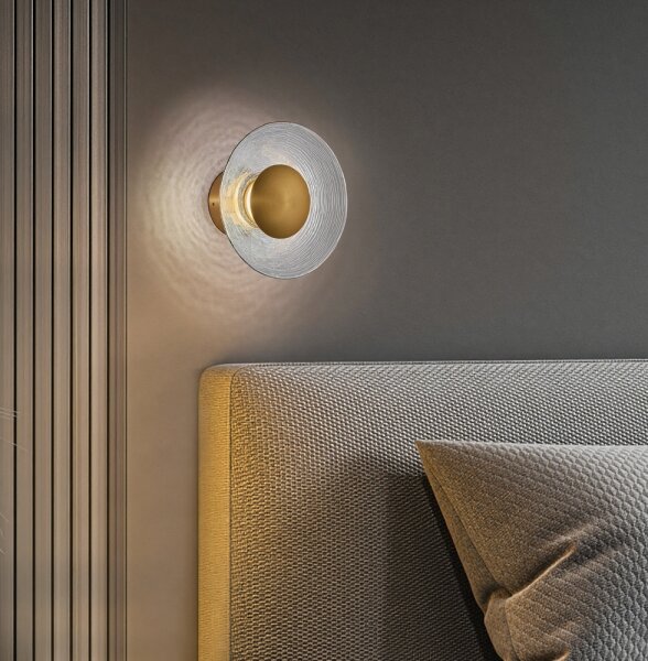 LED nástenné svietidlo GLAMOUR LED/9W/230V zlaté