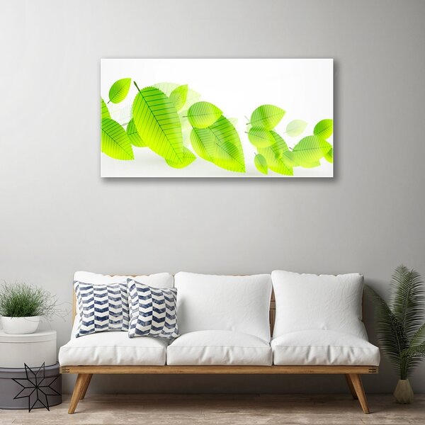 Skleneny obraz Listy kvety príroda 100x50 cm 2 Prívesky