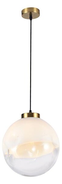 Závesný luster na lanku VANA 1xE27/40W/230V, krémovo-zlatý