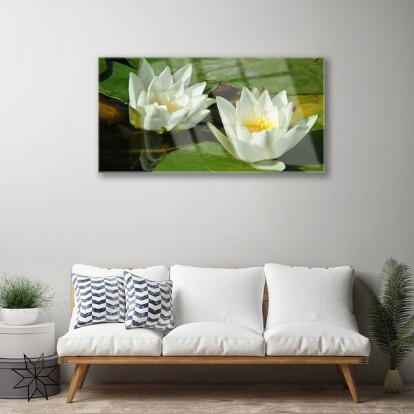 Skleneny obraz Kvety rastliny príroda 100x50 cm 2 Prívesky