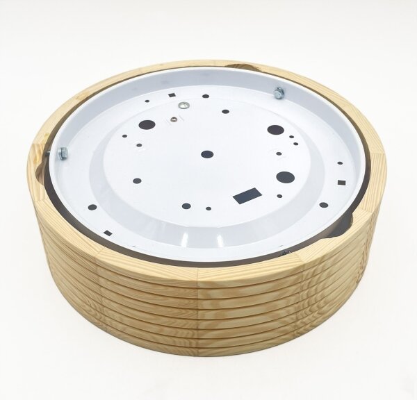 Stropné svietidlo NATURAL MODERN 1xE27/15W/230V pr. 27,5 cm borovica