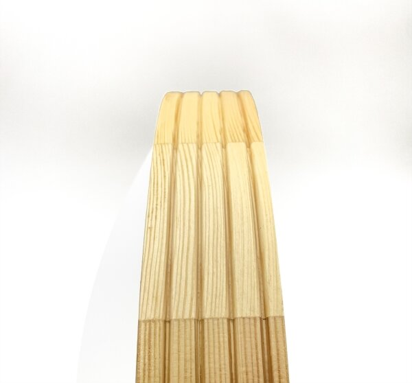 Stropné svietidlo NATURAL MODERN SLIM 2xE27/15W/230V pr. 37,5 cm borovica