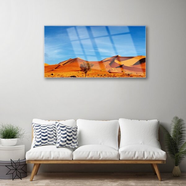Skleneny obraz Púšť krajina 100x50 cm 2 Prívesky