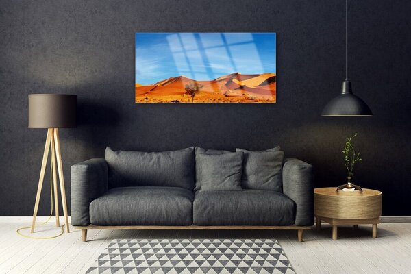 Skleneny obraz Púšť krajina 100x50 cm 2 Prívesky
