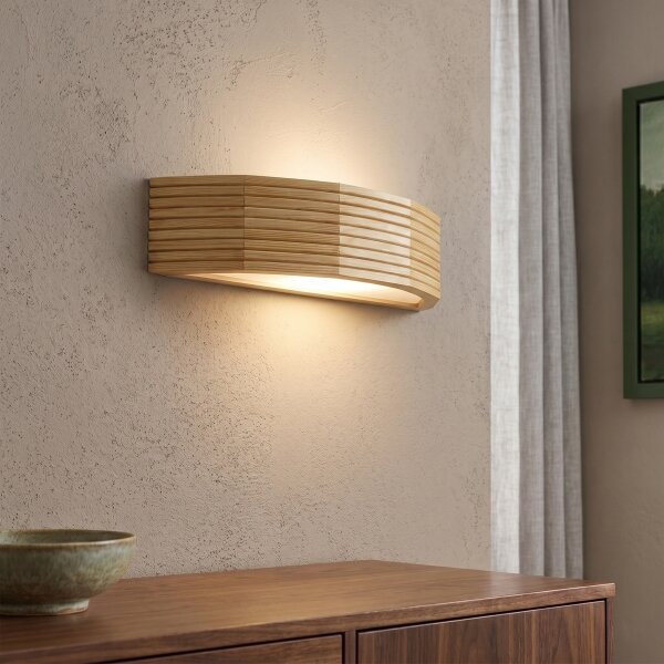 Nástenné svietidlo NATURAL MODERN 1xE27/15W/230V, borovica