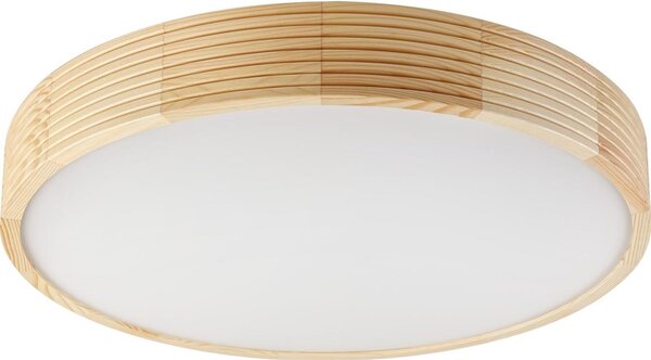 Stropné svietidlo NATURAL MODERN 4xE27/15W/230V pr. 58 cm borovica