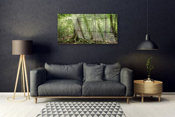 Skleneny obraz Les príroda džungle 100x50 cm 2 Prívesky