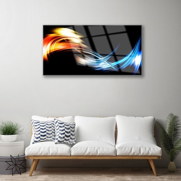 Skleneny obraz Abstrakcie umenie art 100x50 cm 2 Prívesky