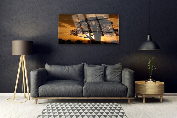 Obraz na skle Strom príroda 100x50 cm 2 Prívesky