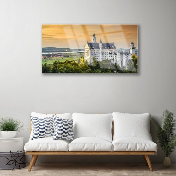 Obraz na skle Palác hory príroda 100x50 cm 2 Prívesky