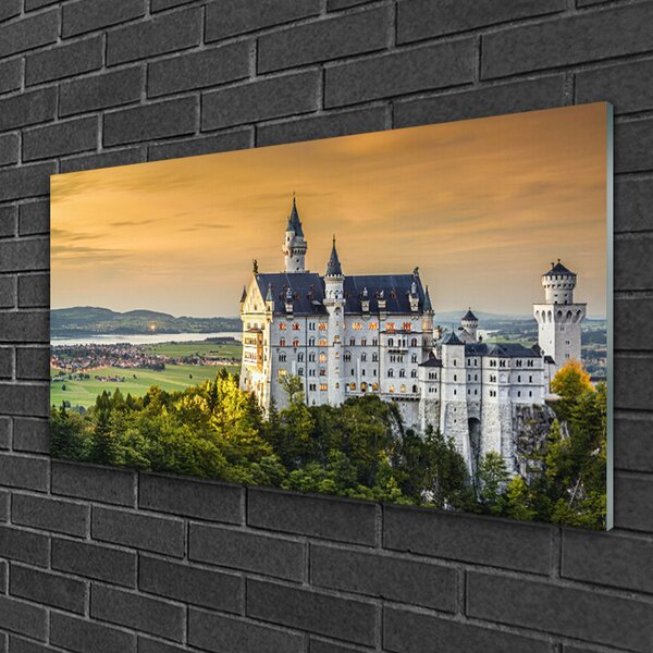 Obraz na skle Palác hory príroda 100x50 cm 2 Prívesky