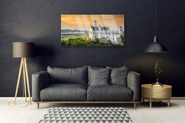 Obraz na skle Palác hory príroda 100x50 cm 2 Prívesky