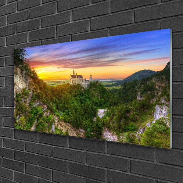 Obraz na skle Hory príroda 100x50 cm 2 Prívesky