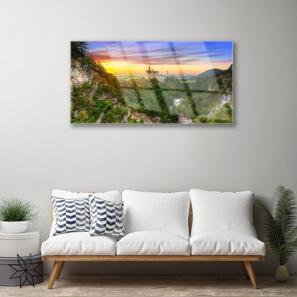 Obraz na skle Hory príroda 100x50 cm 2 Prívesky