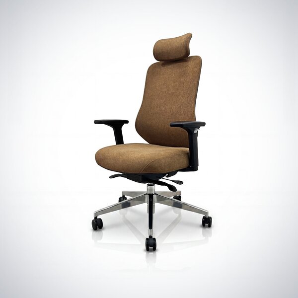 Ergonomická kancelárska stolička hnedá AXIS